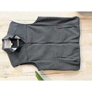Guide Series Women’s Size Large Gray Zip Front Fleece Vest